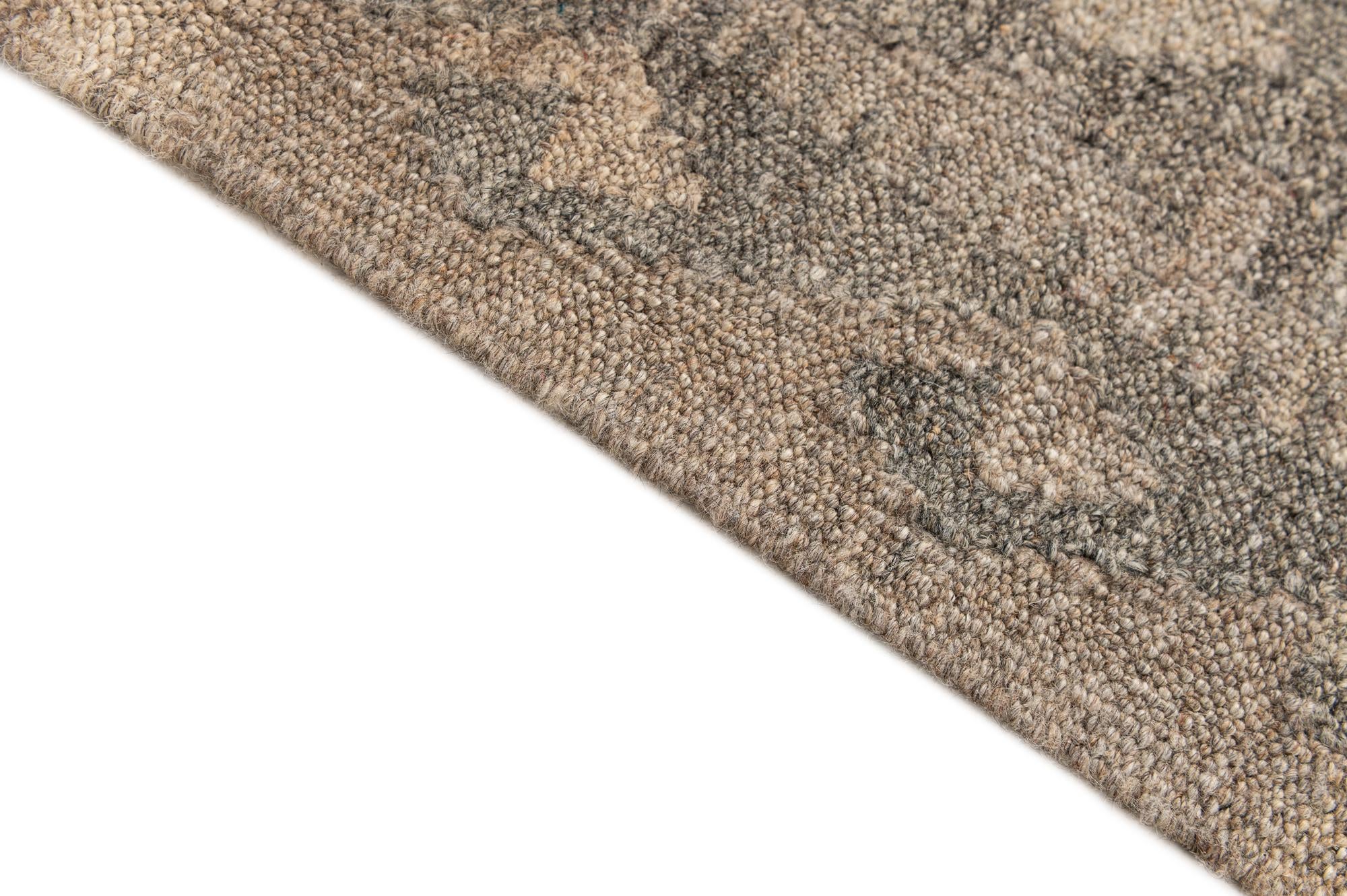 5' 10 x 7' 11 Hand Woven Kilim Maymana Wool Rug