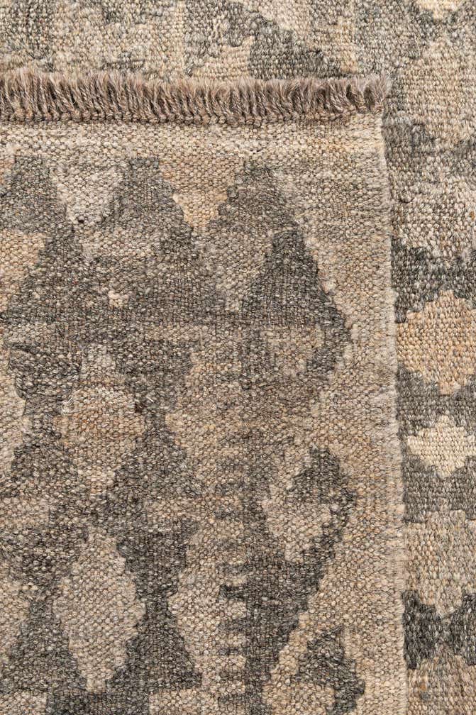 5' 10 x 7' 11 Hand Woven Kilim Maymana Wool Rug