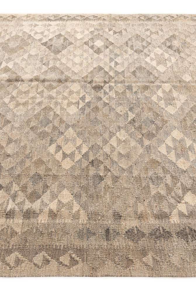 5' 10 x 8' Hand Woven Kilim Maymana Wool Rug