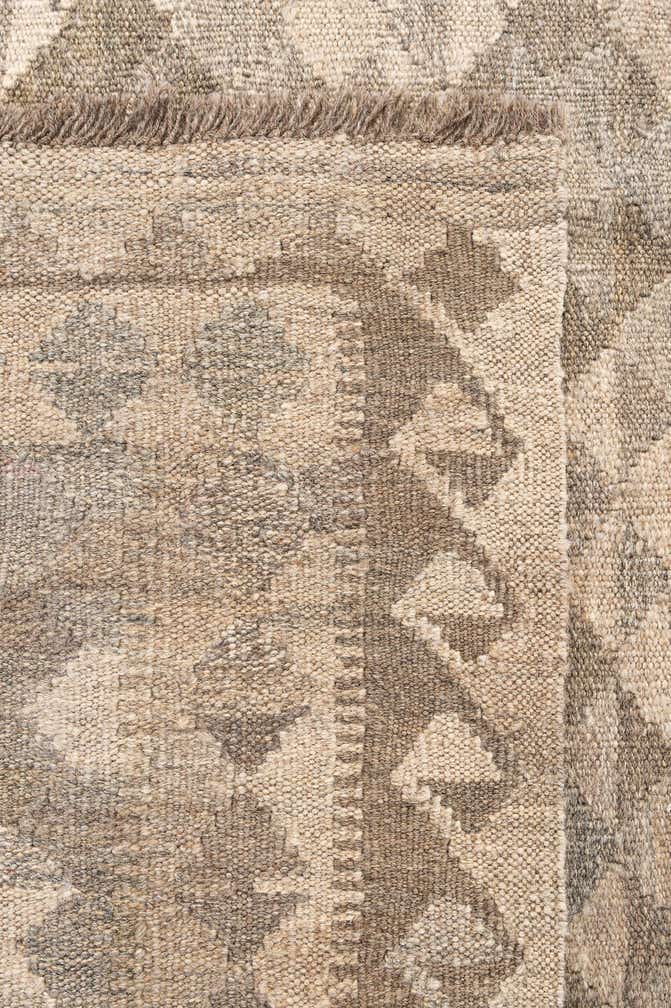 5' 10 x 8' Hand Woven Kilim Maymana Wool Rug