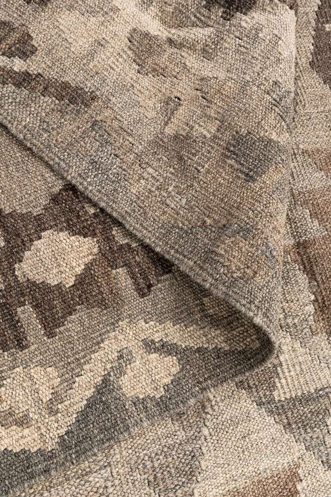 5' 10 x 7' 11 Hand Woven Kilim Maymana Wool Rug