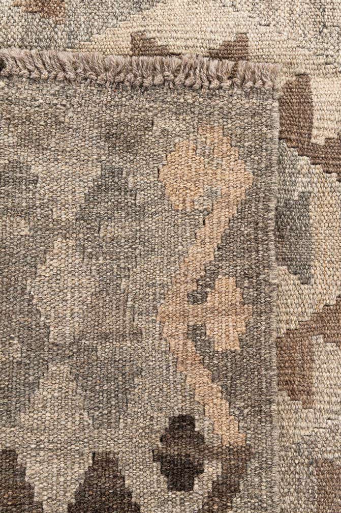 5' 10 x 7' 11 Hand Woven Kilim Maymana Wool Rug