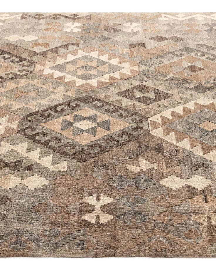 Detail image of 5' 8 x 8' 1  Hand Woven Kilim Maymana Wool Rug