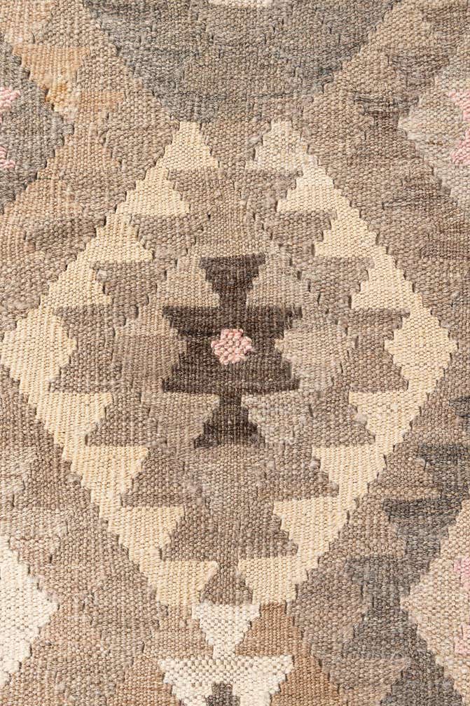5' 9 x 7' 10 Hand Woven Kilim Maymana Wool Rug