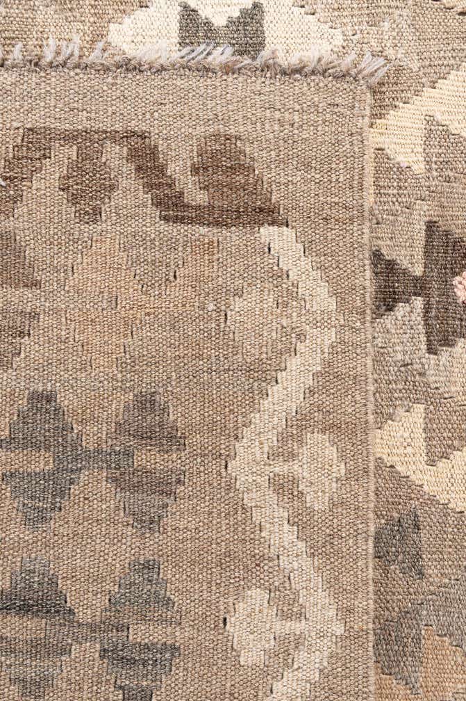5' 9 x 7' 10 Hand Woven Kilim Maymana Wool Rug