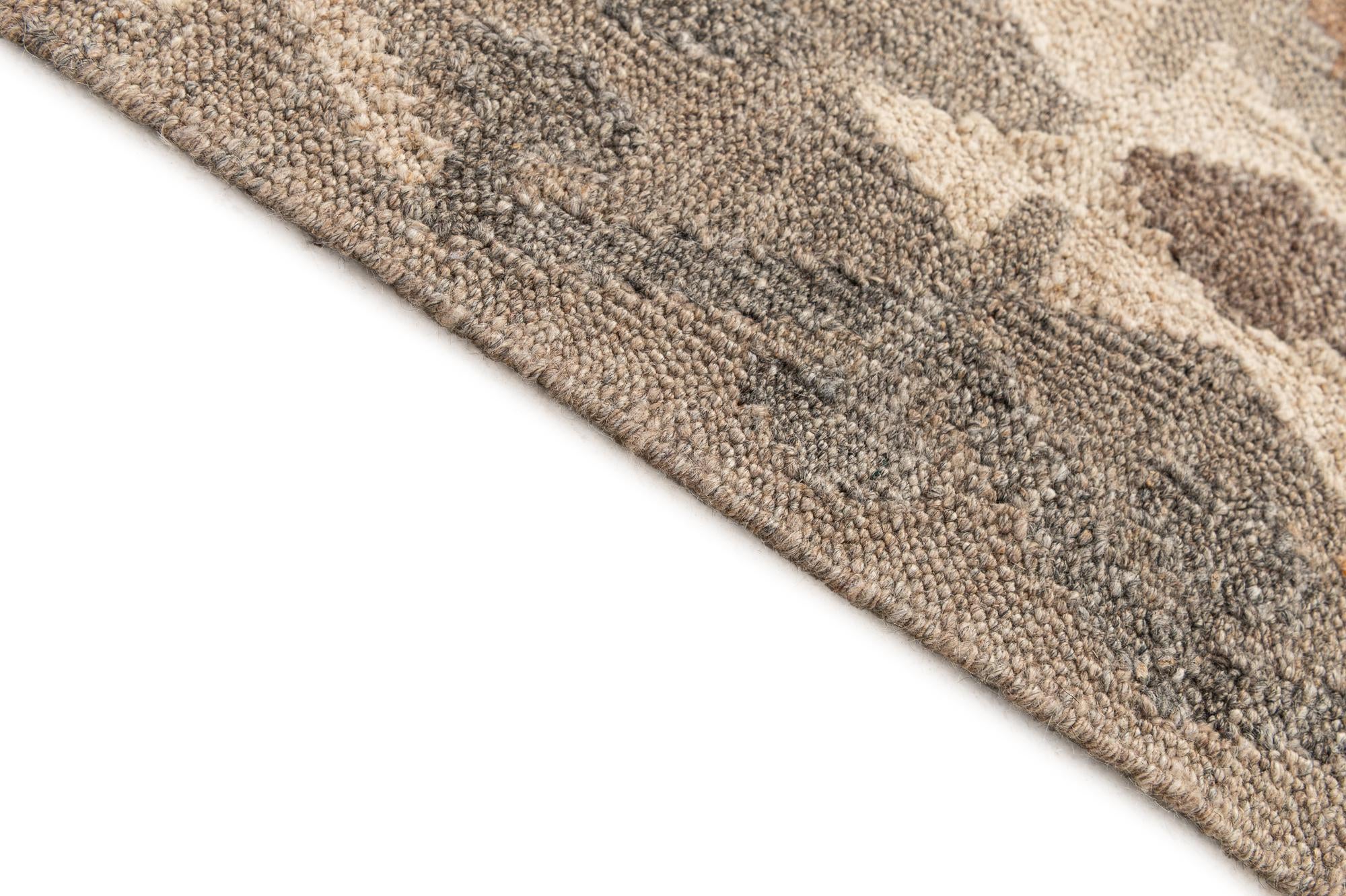 5' 9 x 8' Hand Woven Kilim Maymana Wool Rug