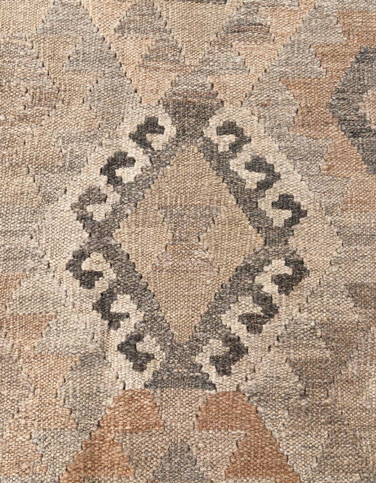 Detail image of 5' 9 x 8'  Hand Woven Kilim Maymana Wool Rug