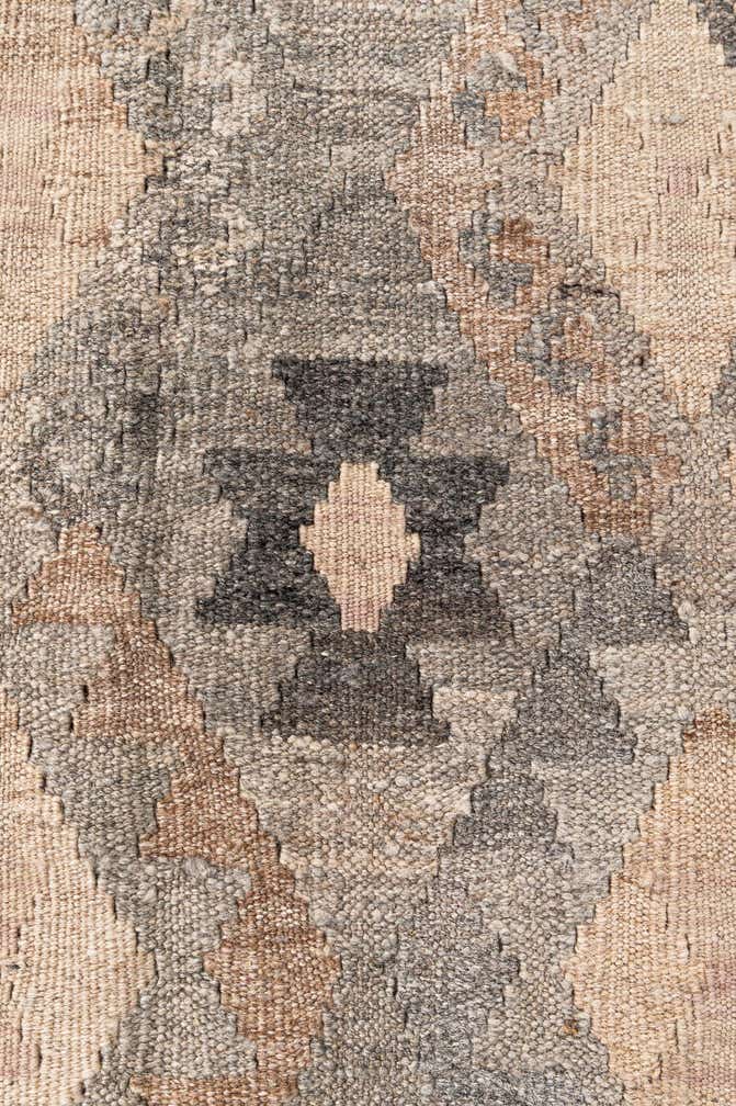 5' 9 x 8' Hand Woven Kilim Maymana Wool Rug