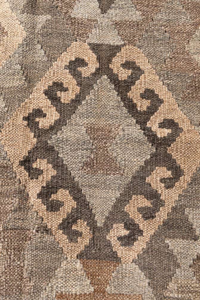 5' 11 x 7' 10 Hand Woven Kilim Maymana Wool Rug