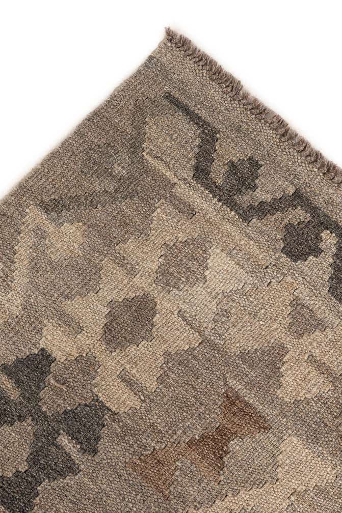 5' 10 x 8' 3 Hand Woven Kilim Maymana Wool Rug