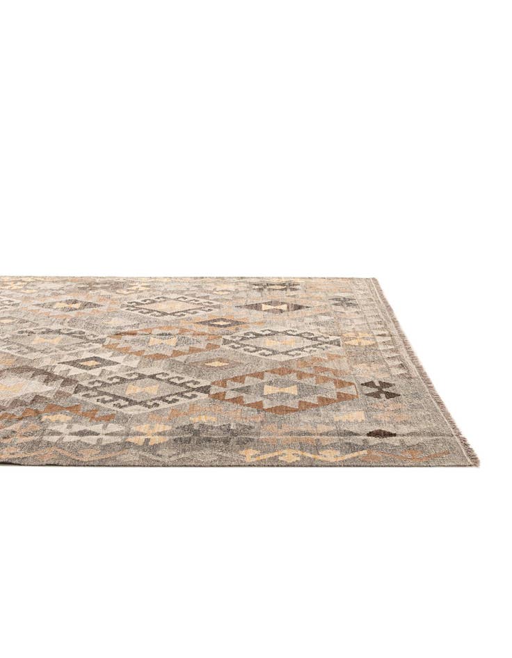 Detail image of 5' 9 x 8' 1  Hand Woven Kilim Maymana Wool Rug