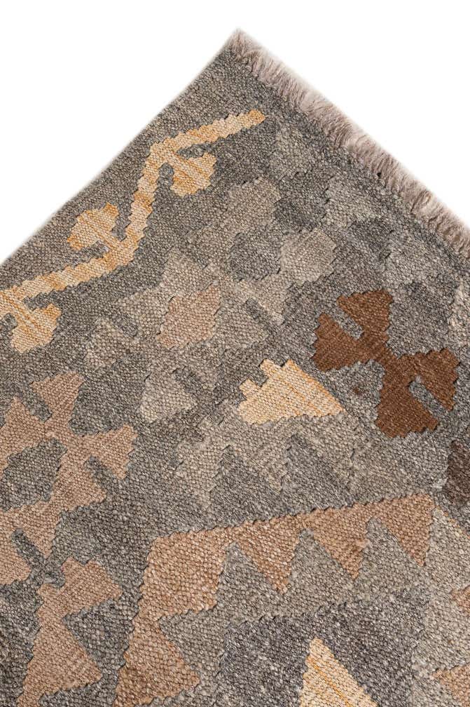 5' 9 x 8' 1 Hand Woven Kilim Maymana Wool Rug
