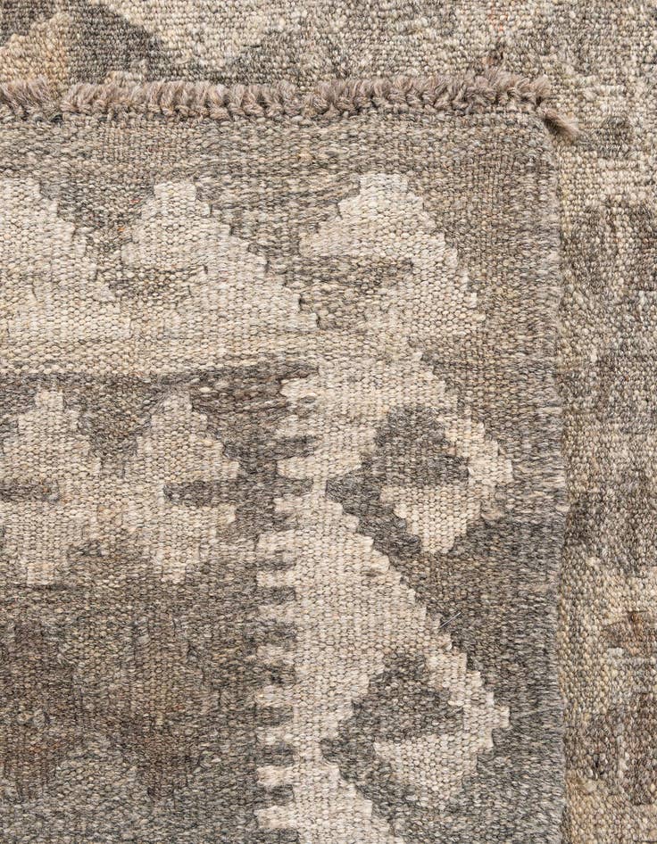 Detail image of 5' 10 x 8' 3  Hand Woven Kilim Maymana Wool Rug