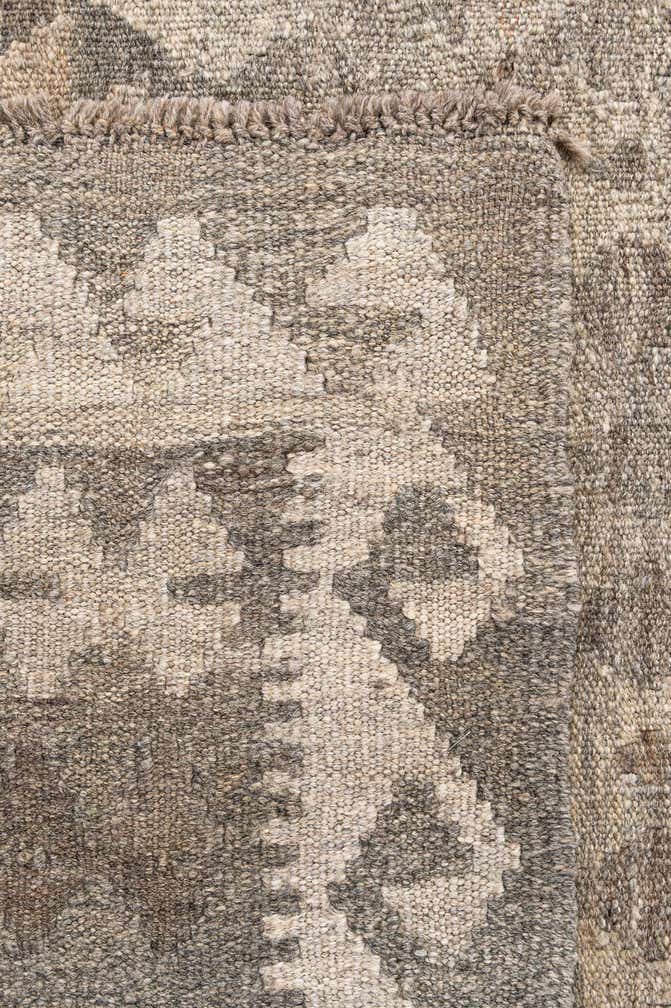 5' 10 x 8' 3 Hand Woven Kilim Maymana Wool Rug
