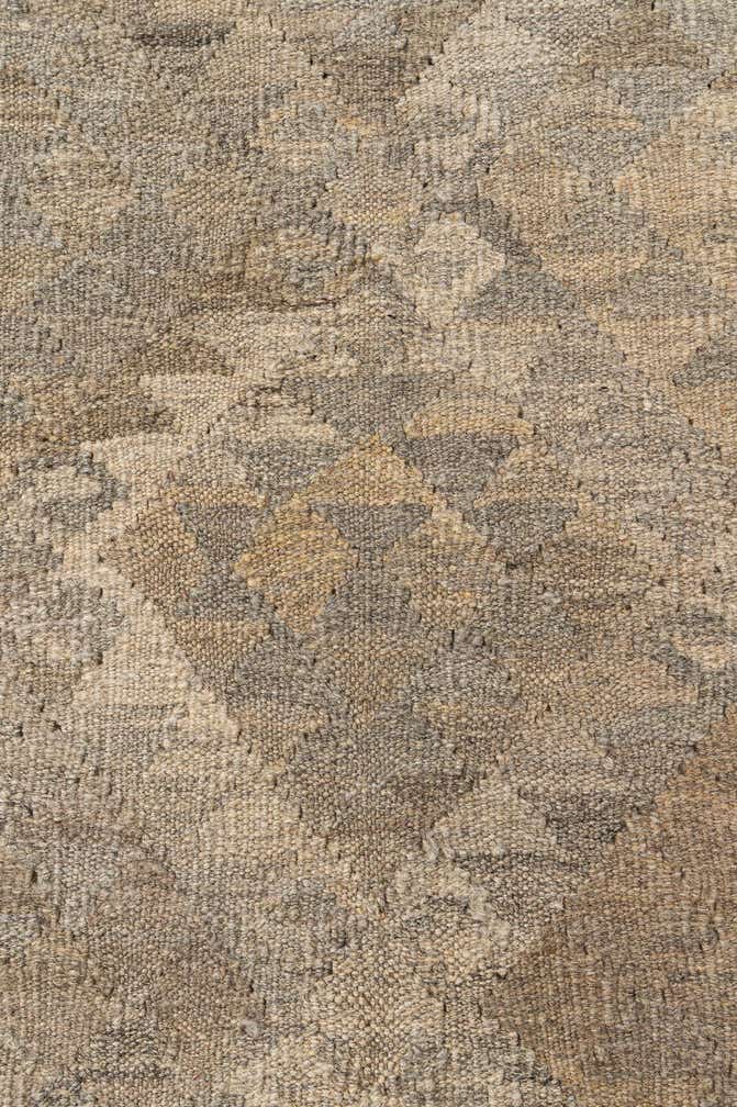 6' 1 x 9' 2 Hand Woven Kilim Maymana Wool Rug