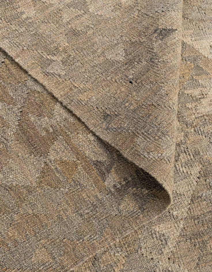 Detail image of 6' 1 x 9' 2  Hand Woven Kilim Maymana Wool Rug