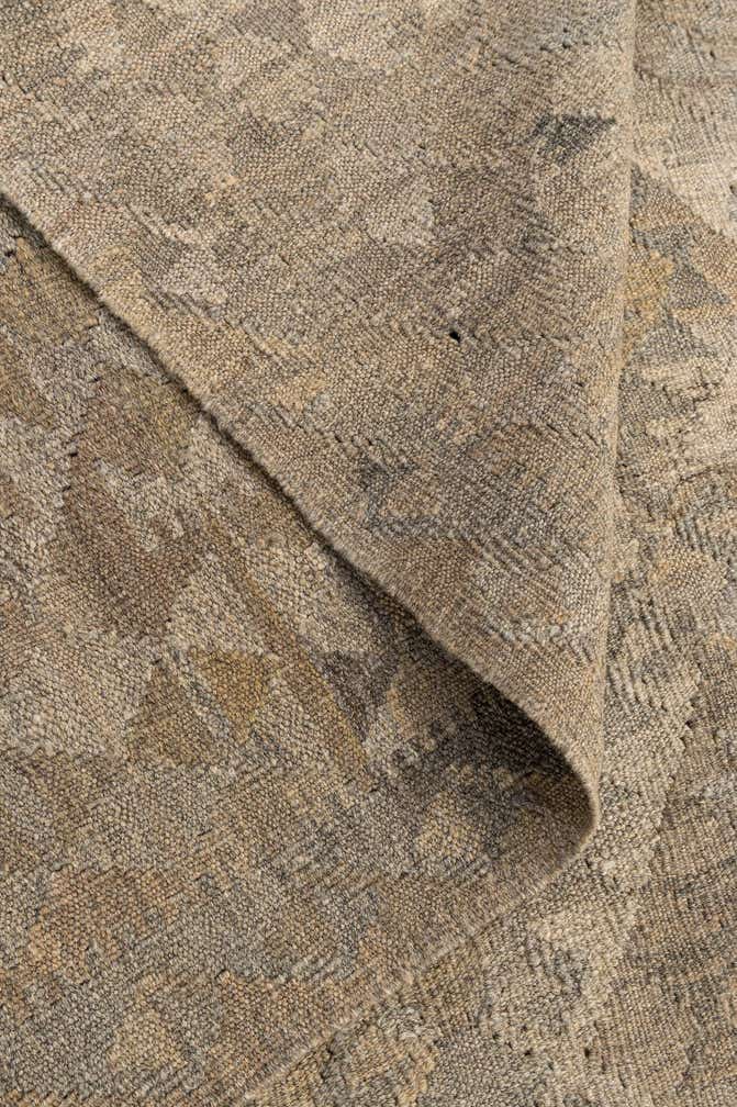 6' 1 x 9' 2 Hand Woven Kilim Maymana Wool Rug