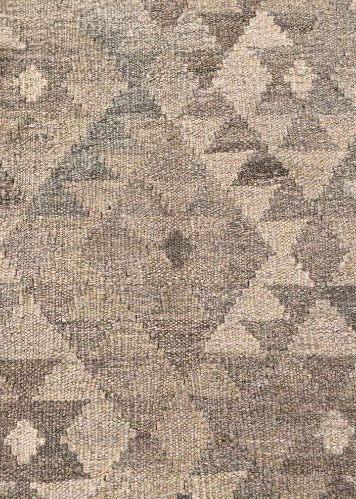 6' 1 x 8' Hand Woven Kilim Maymana Wool Rug