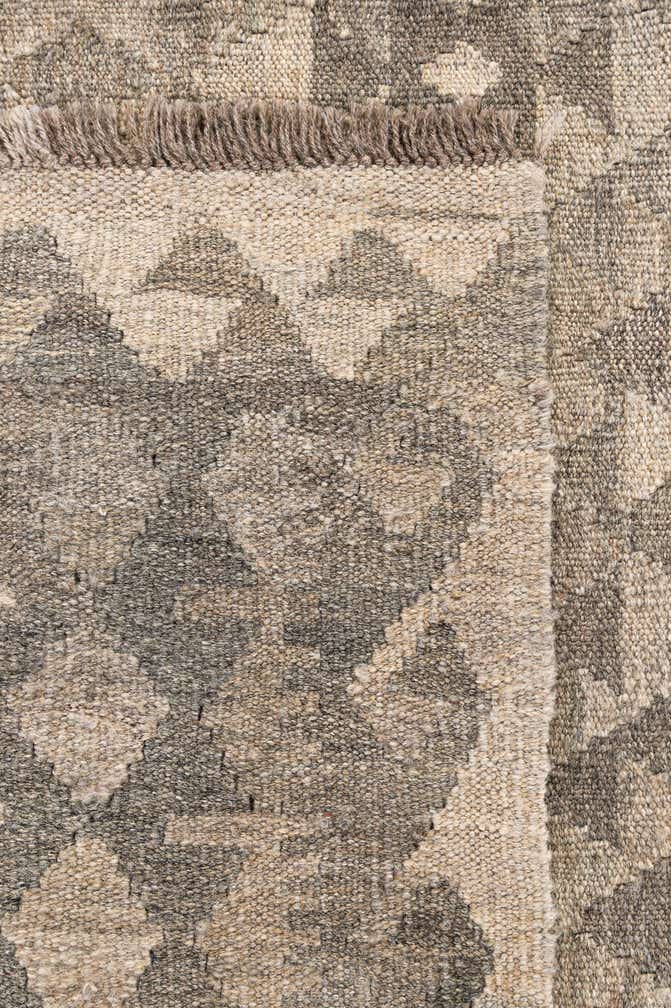 6' 1 x 8' Hand Woven Kilim Maymana Wool Rug