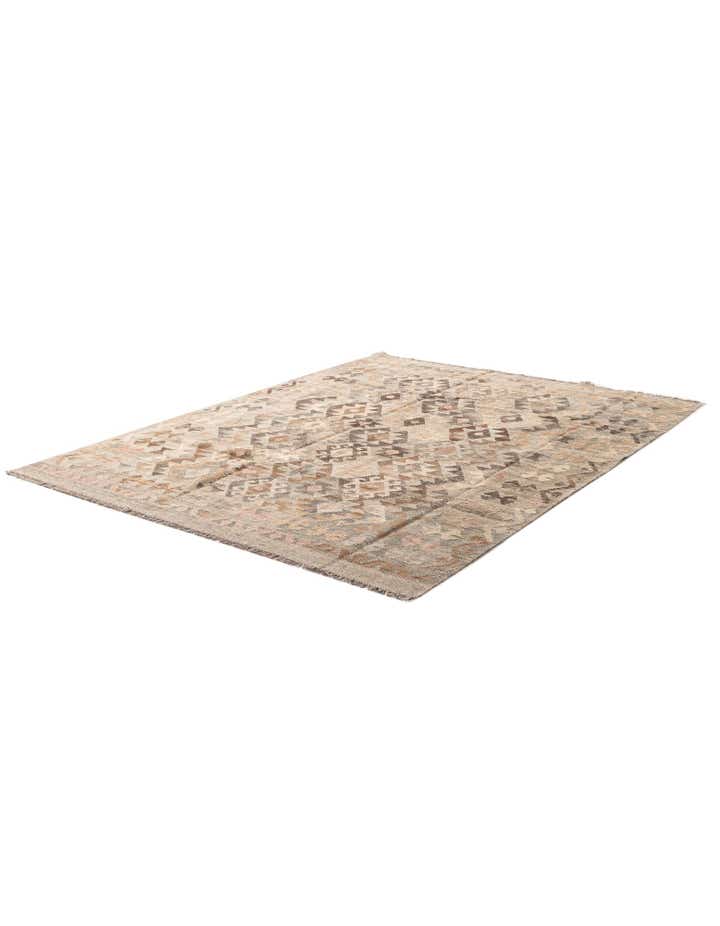 6' 2 x 8' Hand Knotted Kilim Maymana Wool Rug