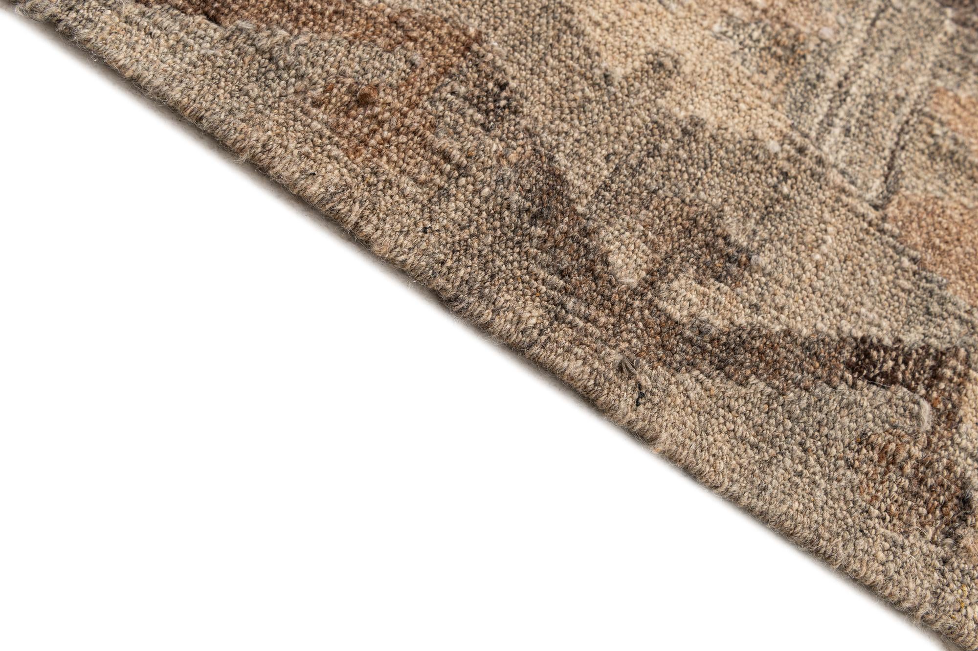 6' 2 x 8' Hand Knotted Kilim Maymana Wool Rug