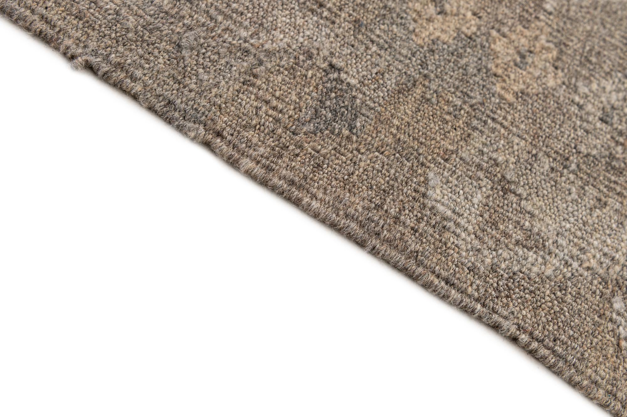 6' 2 x 9' 2 Hand Woven Kilim Maymana Wool Rug