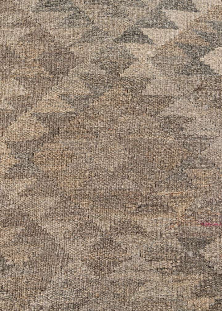 6' 2 x 9' 2 Hand Woven Kilim Maymana Wool Rug