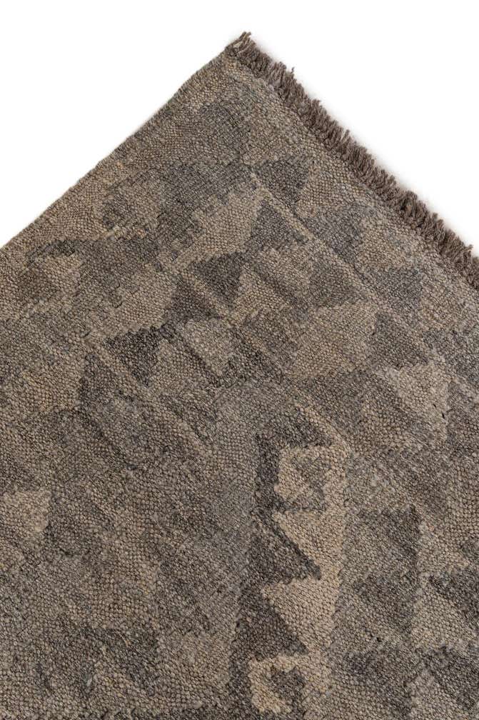 6' 4 x 9' 8 Hand Woven Kilim Maymana Wool Rug