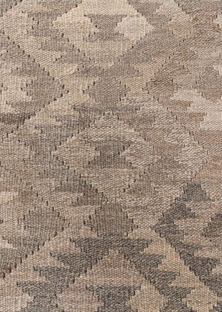 6' 4 x 9' 9 Hand Woven Kilim Maymana Wool Rug