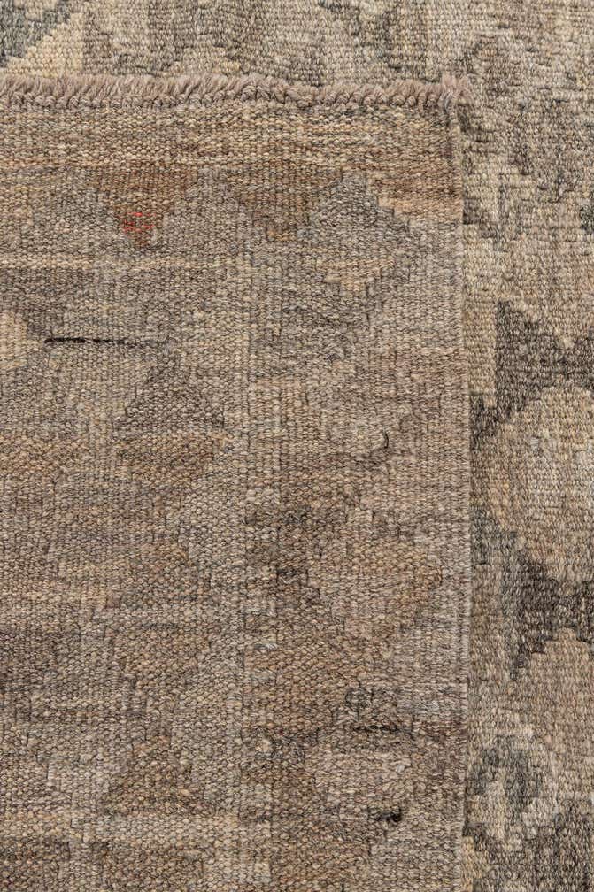 6' 5 x 9' 9 Hand Woven Kilim Maymana Wool Rug