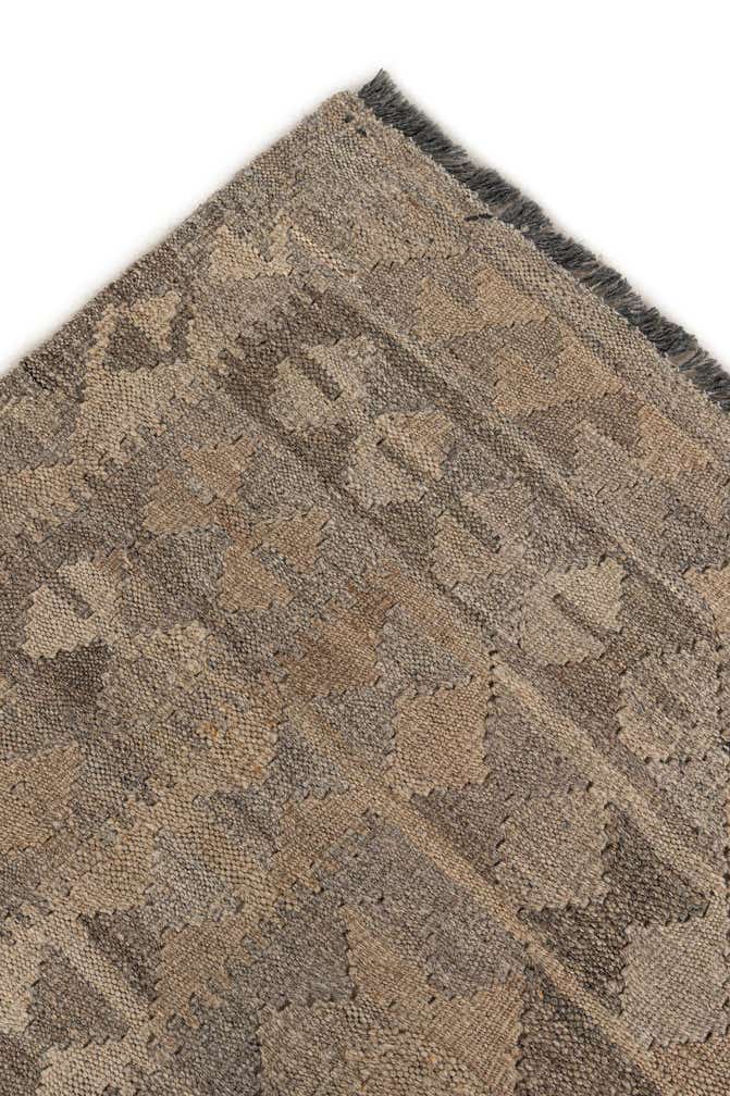 6' 6 x 9' 5 Hand Woven Kilim Maymana Wool Rug