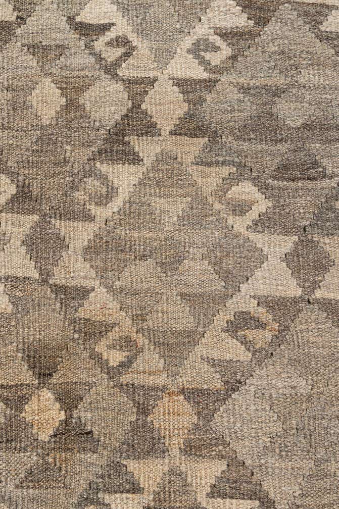 6' 9 x 9' 7 Hand Woven Kilim Maymana Wool Rug