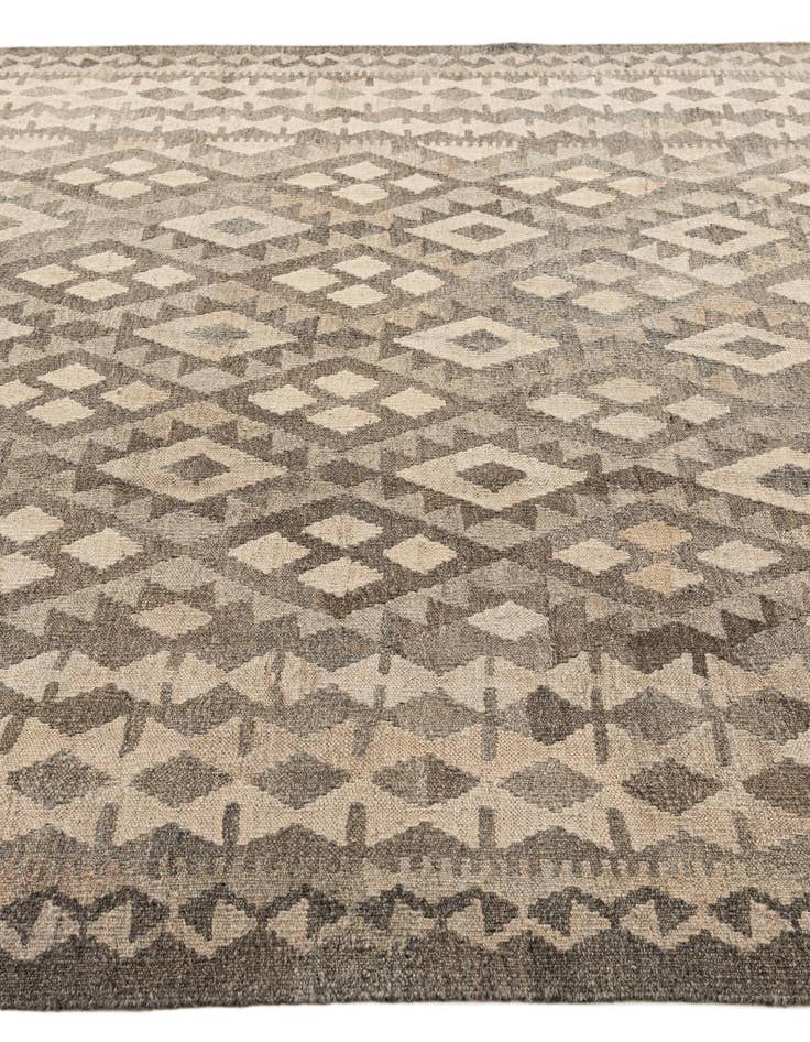 Detail image of 6' 9 x 9' 6 Hand Knotted Kilim Maymana Wool Rug