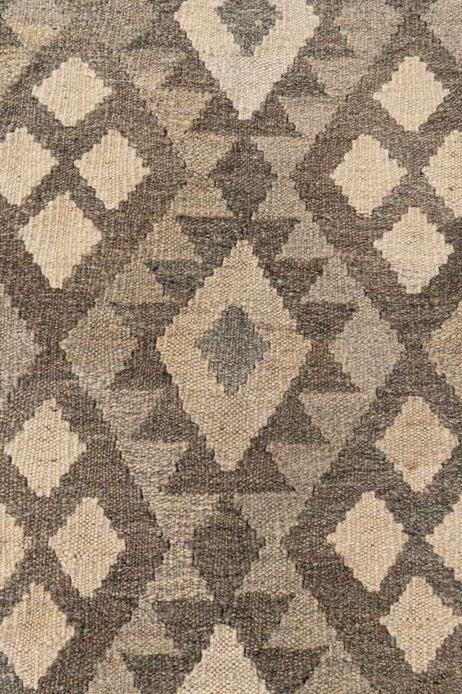 6' 9 x 9' 6 Hand Knotted Kilim Maymana Wool Rug