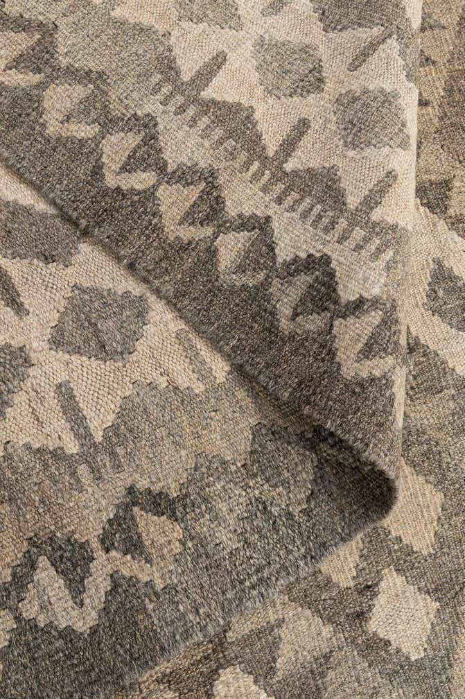 6' 9 x 9' 6 Hand Knotted Kilim Maymana Wool Rug