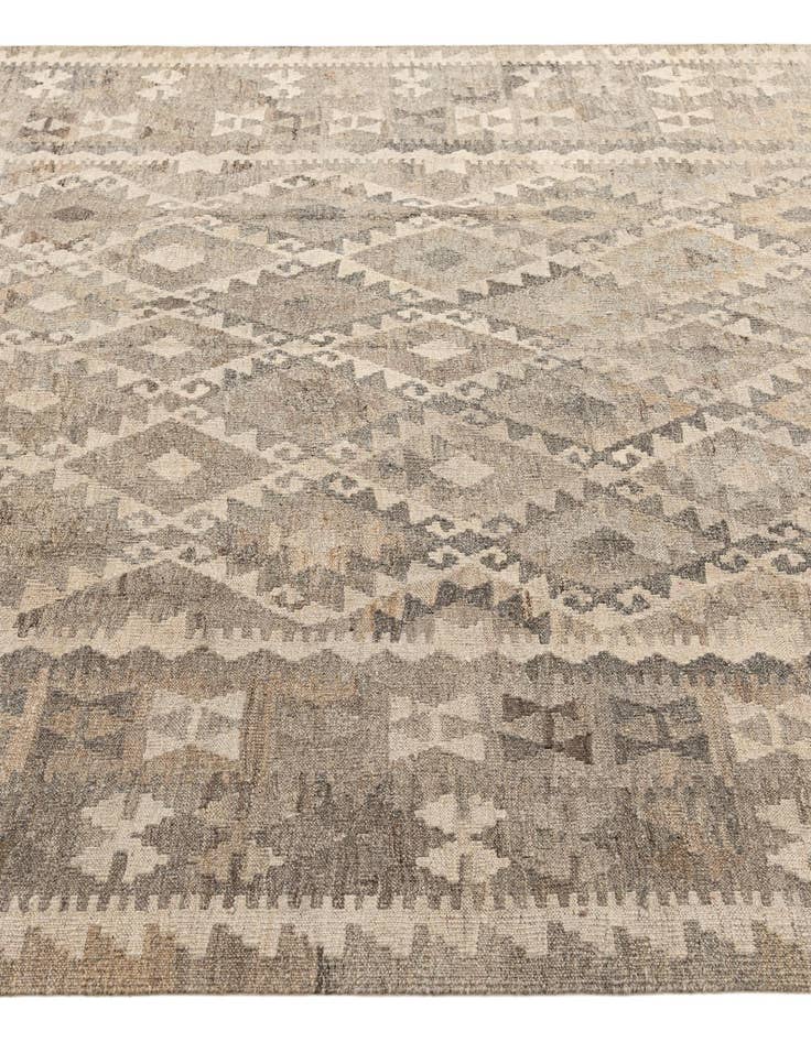 Detail image of 6' 8 x 9' 7  Hand Woven Kilim Maymana Wool Rug