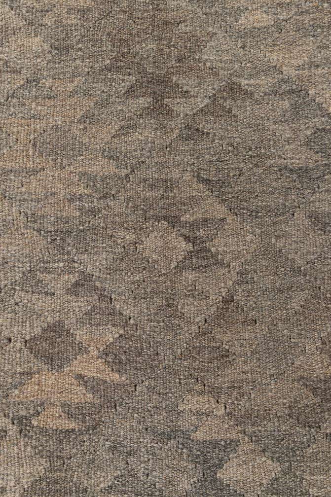 6' 8 x 9' 8 Hand Woven Kilim Maymana Wool Rug