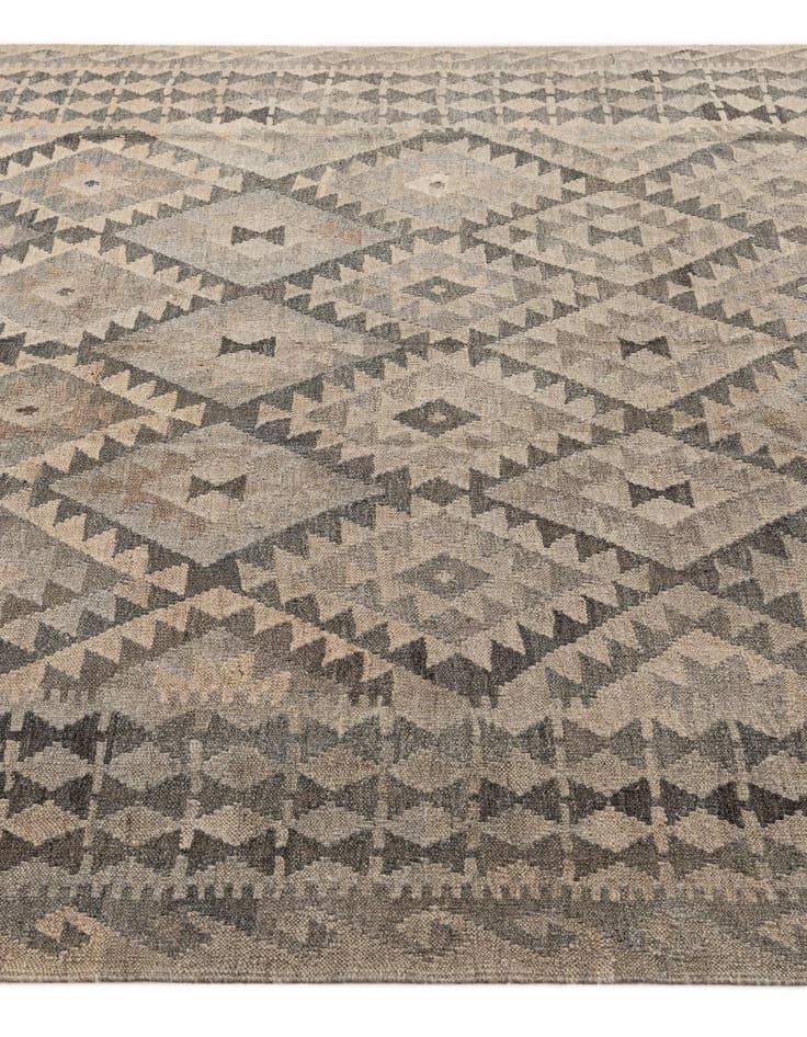 Detail image of 6' 8 x 9' 7 Hand Woven Kilim Maymana Wool Rug