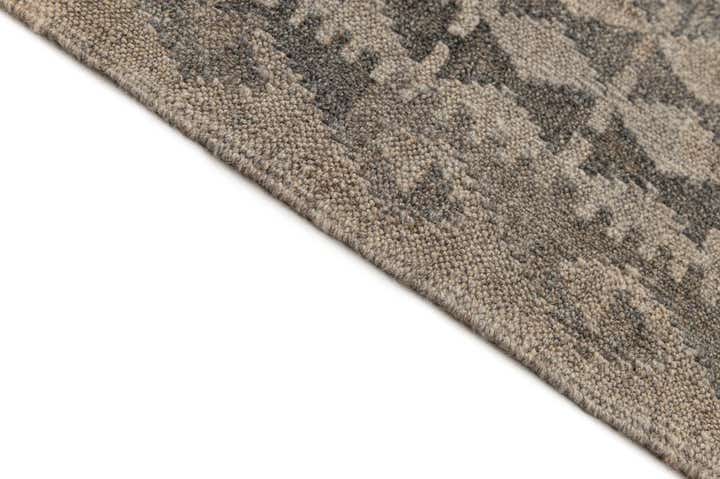 6' 8 x 9' 7 Hand Woven Kilim Maymana Wool Rug