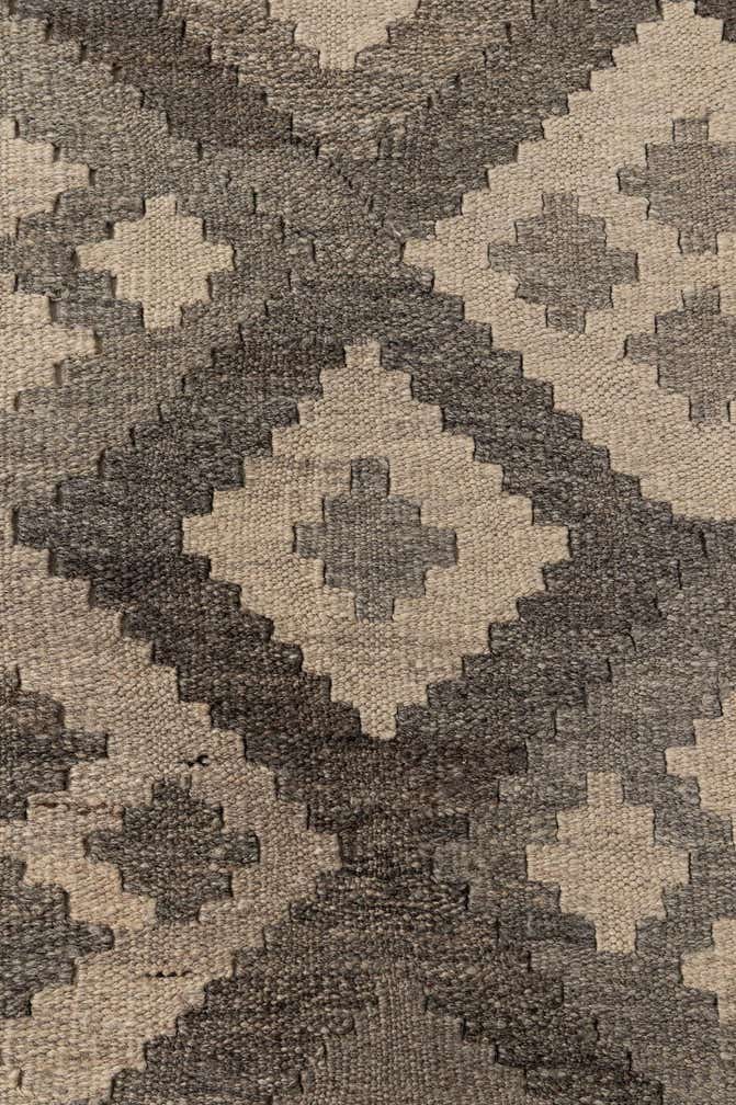 6' 6 x 9' 10 Hand Woven Kilim Maymana Wool Rug