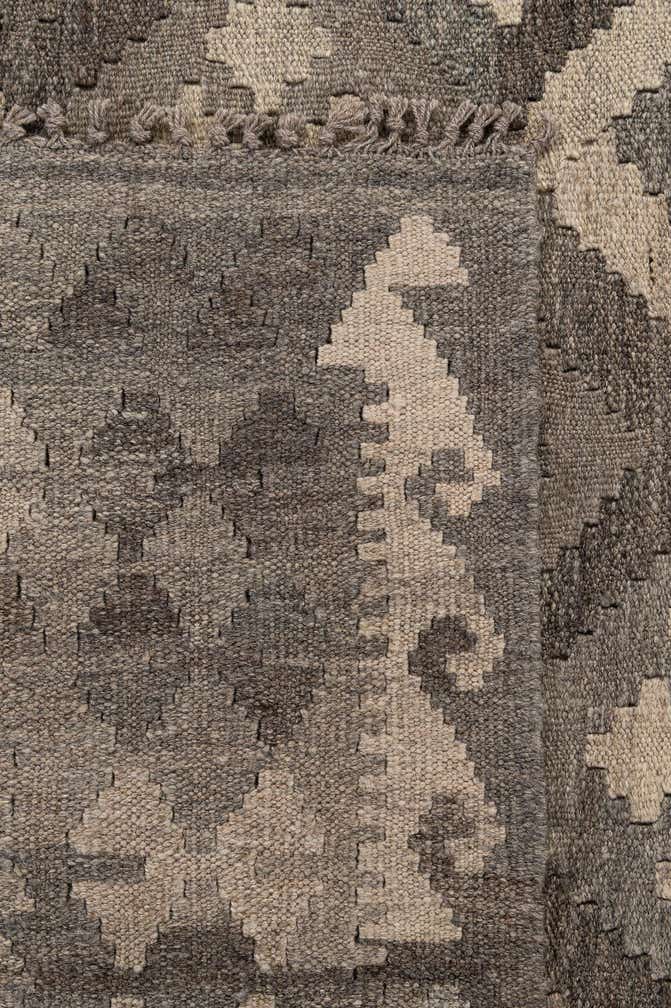 6' 6 x 9' 10 Hand Woven Kilim Maymana Wool Rug