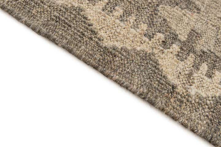 6' 8 x 9' 8 Hand Woven Kilim Maymana Wool Rug