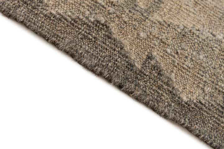 6' 9 x 9' 7 Hand Woven Kilim Maymana Wool Rug