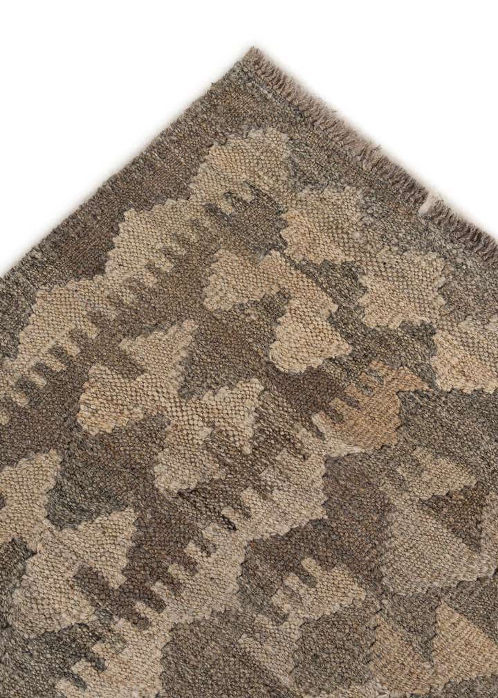 6' 9 x 9' 7 Hand Woven Kilim Maymana Wool Rug