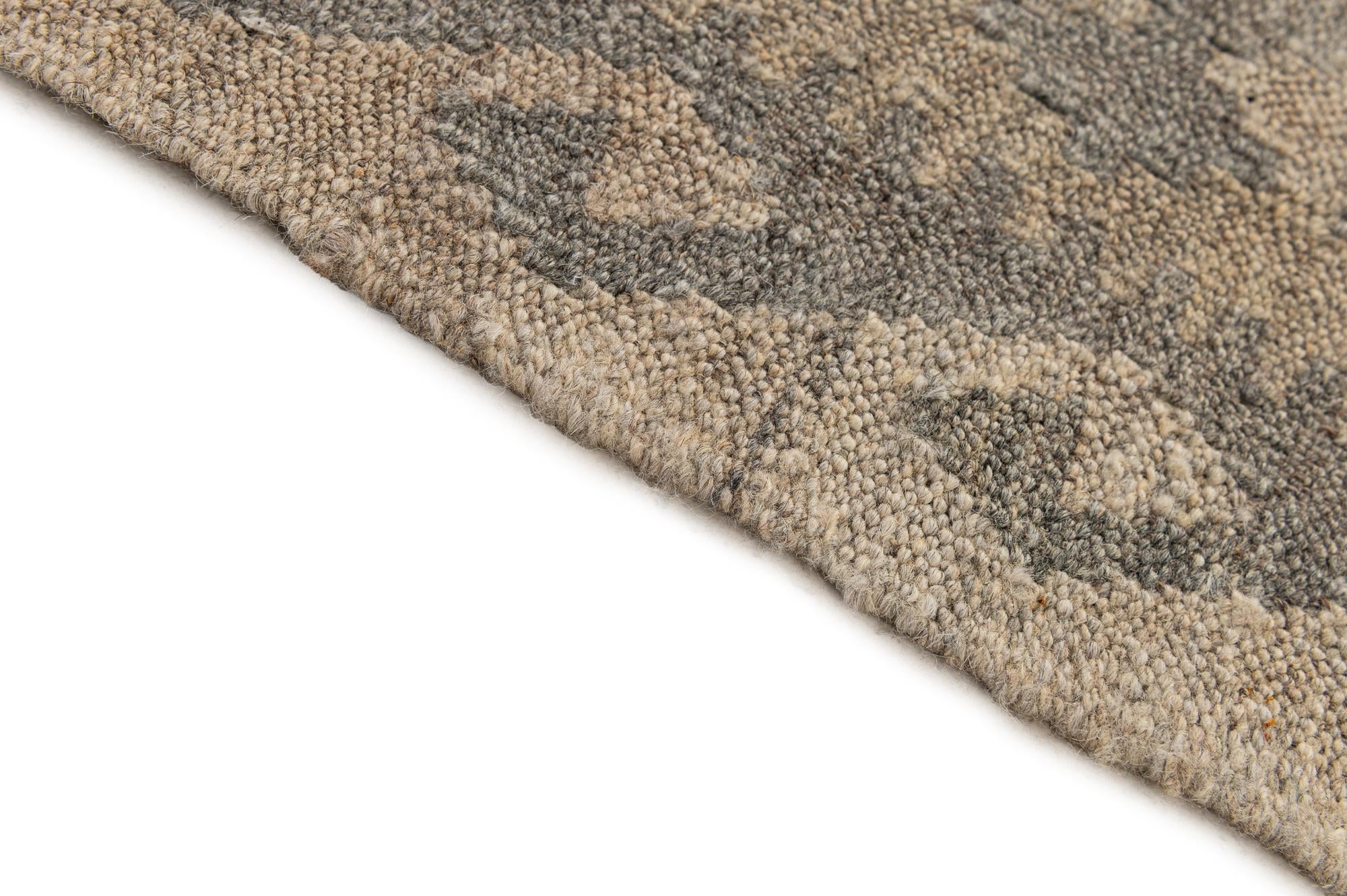 6' 6 x 9' 5 Hand Woven Kilim Maymana Wool Rug