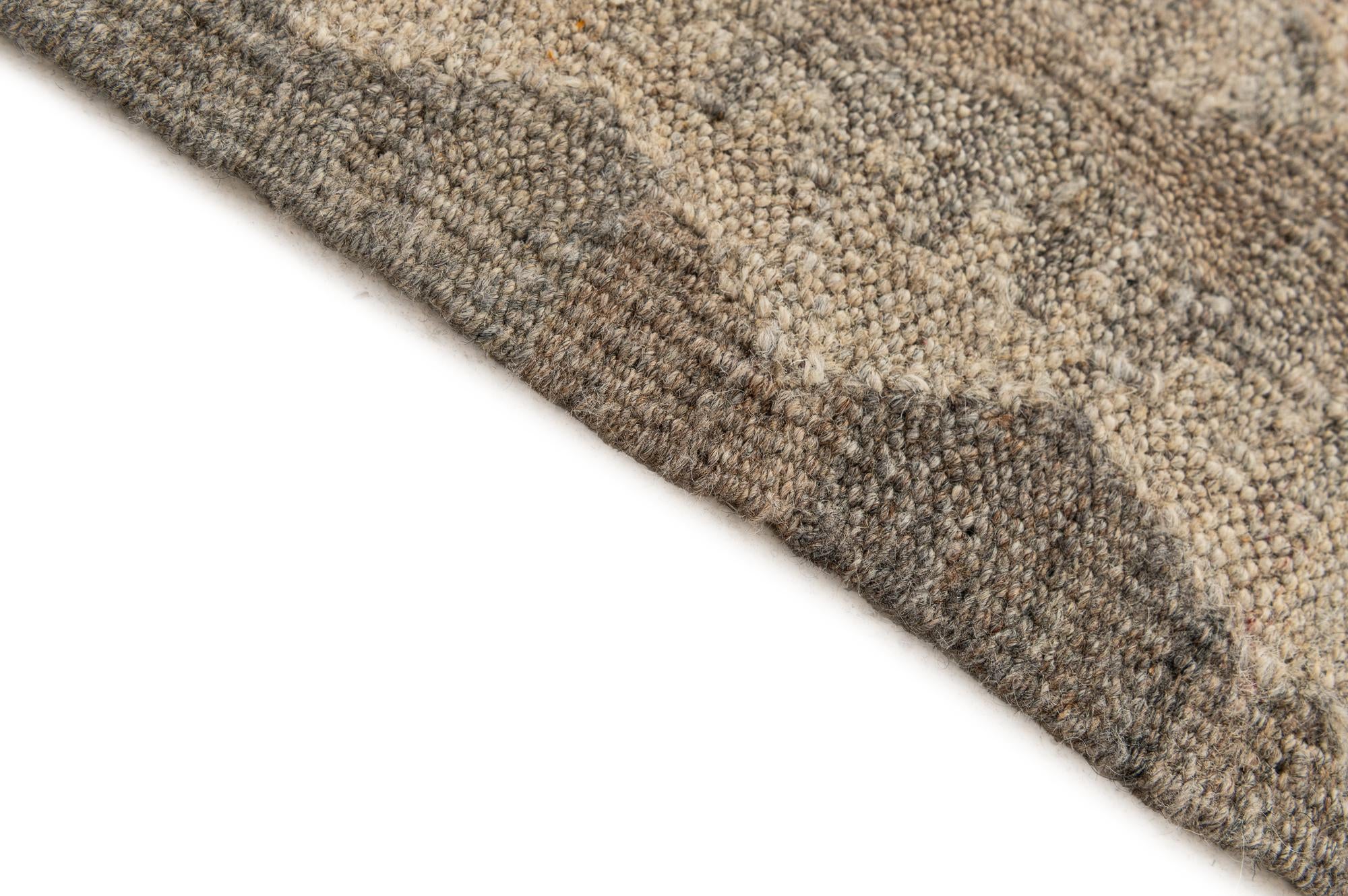 6' 8 x 9' 7 Hand Woven Kilim Maymana Wool Rug