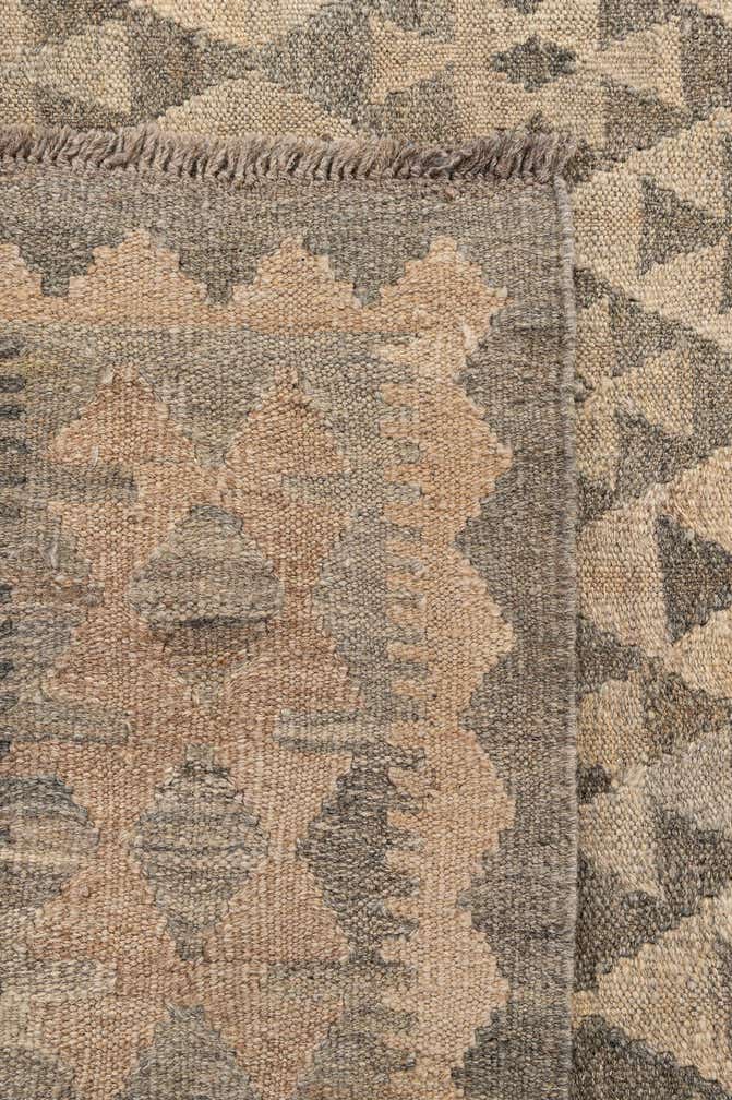 6' 7 x 9' 8 Hand Woven Kilim Maymana Wool Rug