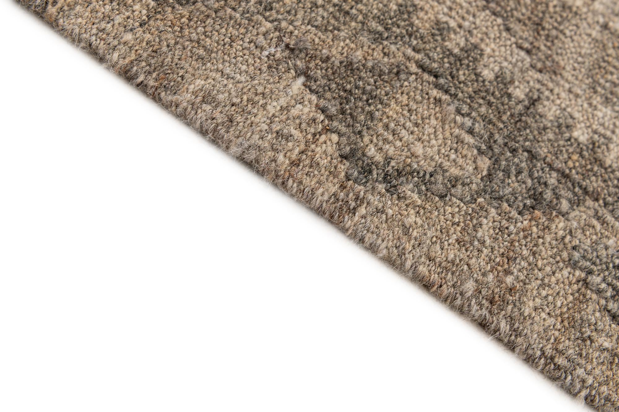 6' 8 x 9' 9 Hand Woven Kilim Maymana Wool Rug