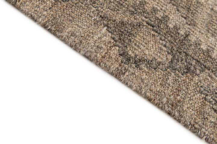 6' 8 x 9' 9 Hand Woven Kilim Maymana Wool Rug