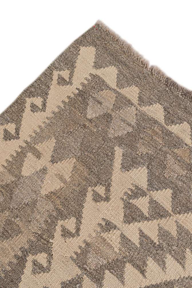 6' 9 x 9' 9 Hand Woven Kilim Maymana Wool Rug